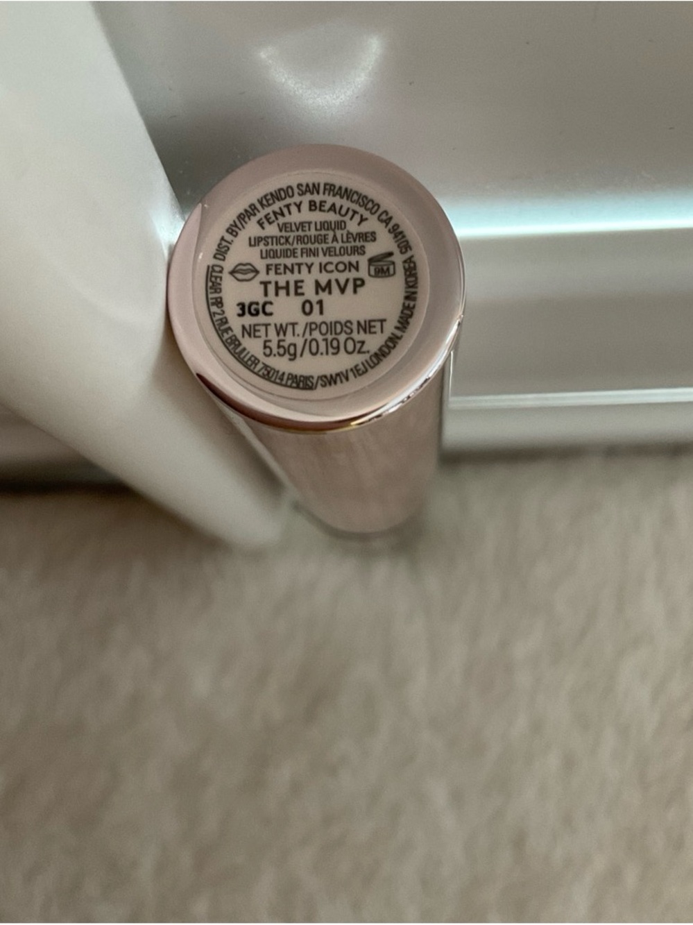 Fenty Beauty Rose Gold Lip Gloss Tube - Picture 6 of 7